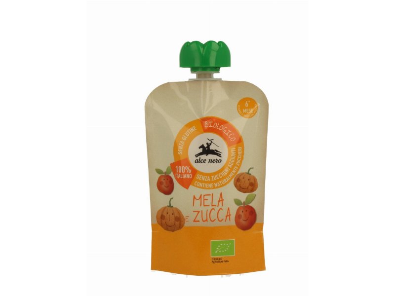 Da Alce Nero le nuove purea di frutta biologica baby cheer pack