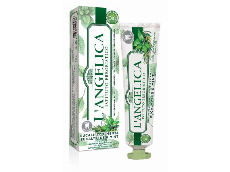 L'Angelica: nuova linea di dentifrici biologici fitorapici eucalipto e menta