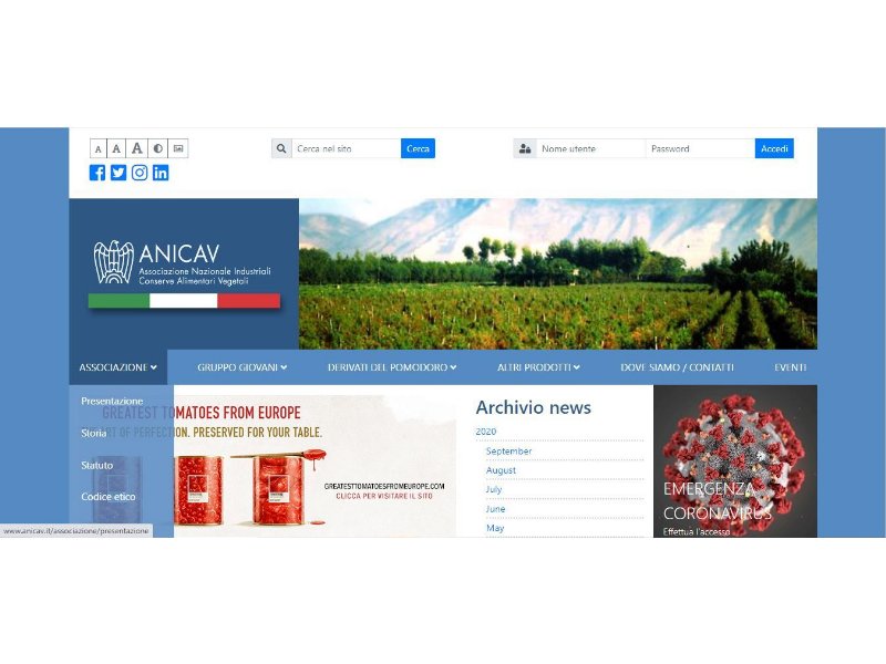 Anicav, progetto blockchain applicato alla filiera del pomodoro