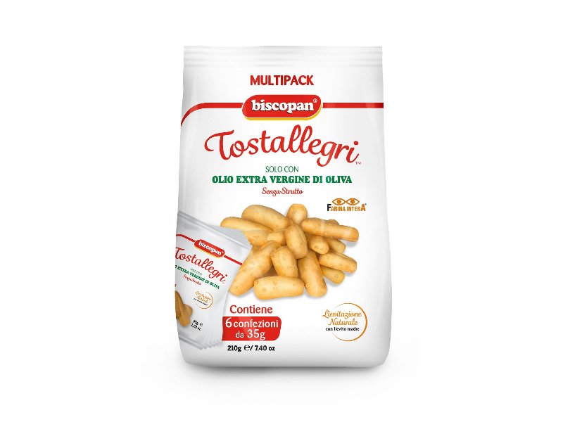 Biscopan presenta i Tostallegri nel nuovo formato multipack