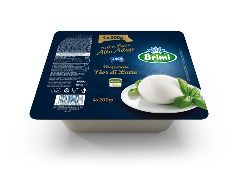 Brimi presenta la nuova mozzarella Fior di latte nel formato in vaschetta