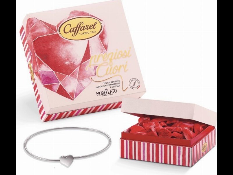 Caffarel con i gioielli Morellato per San Valentino