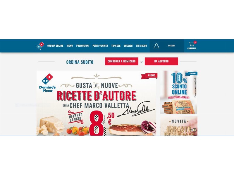 Cambio al vertice di Domino's pizza in Italia