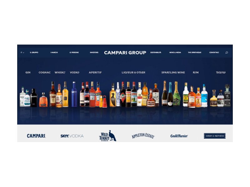 Campari Group rinnova il sito web