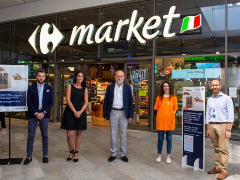 Carrefour e progetto “Spesa SOSpesa”: in due 2 mesi oltre 500.000 euro