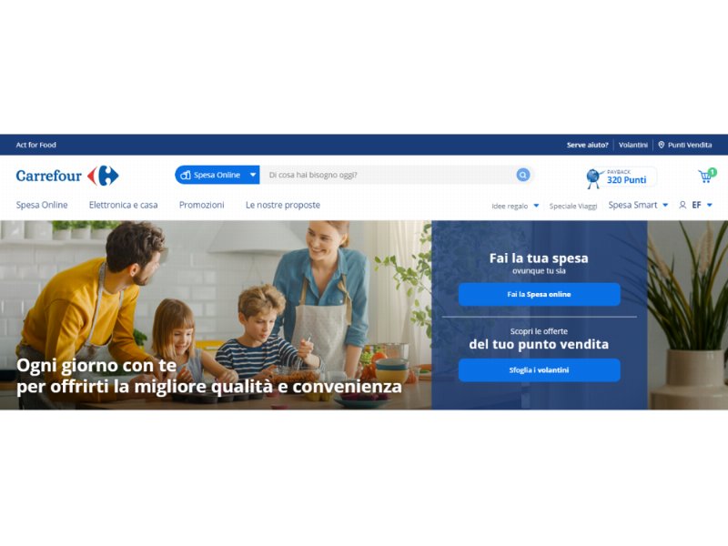 Carrefour Italia accelera sull’omnicanalità