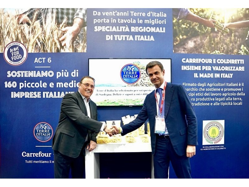 Carrefour Italia e Filiera Agricola Italiana: sugli scaffali i primi prodotti Terre d’Italia