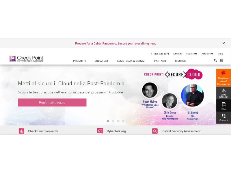 Check Point Software Technologies ha annunciato i risultati finanziari del terzo trimestre