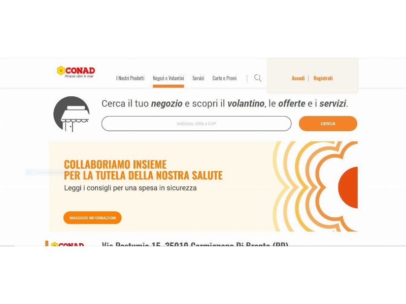 Conad riapre a Carmignano (Pd)