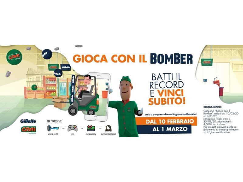 Crai Gruppo Radenza Ragusa: nuova iniziativa “Gioca con il bomber”