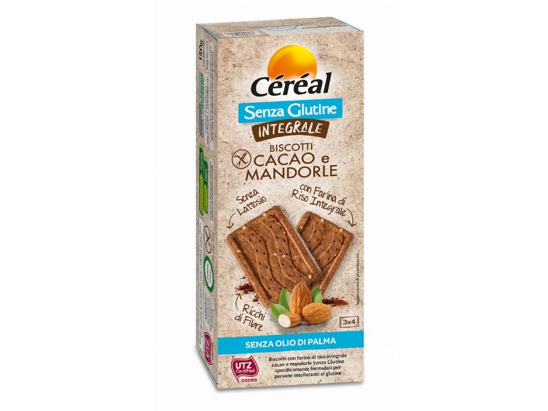 Da Céréal integrale senza glutine i biscotti cacao e mandorle