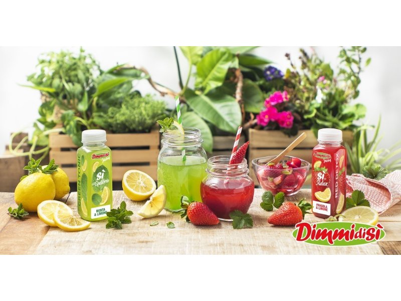 DimmidiSì, 2 nuovi estratti: Red detox fragola & limone e Green tonic  menta & limone