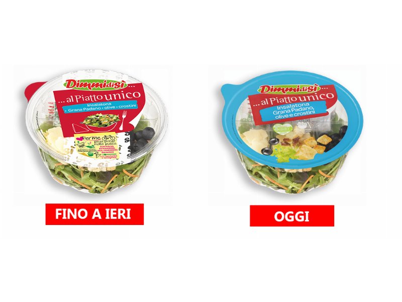 Dimmidisì, nuovo packaging per i piatti unici