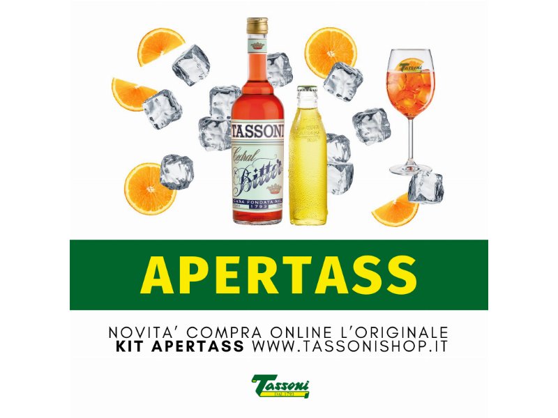 Disponibile il kit per preparare l'originale aperitivo Apertass di Tassoni