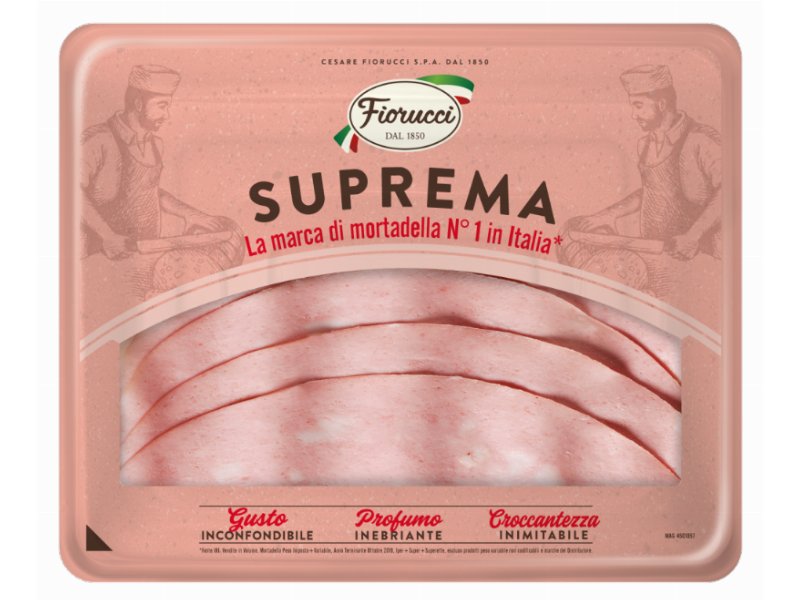 Fiorucci propone un nuovo formato affettato della mortadella Suprema