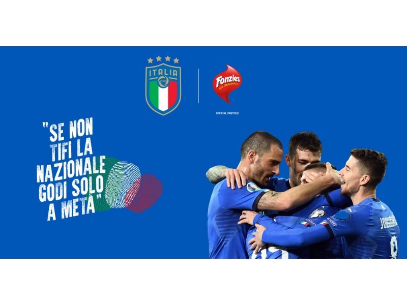 Fonzies tifa partner ufficiale delle nazionali di calcio per il triennio 2020-2022