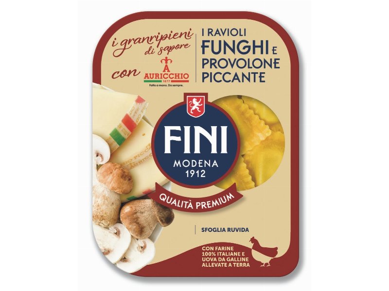 Il Gruppo Fini rilancia i “Ravioli Funghi e Provolone”