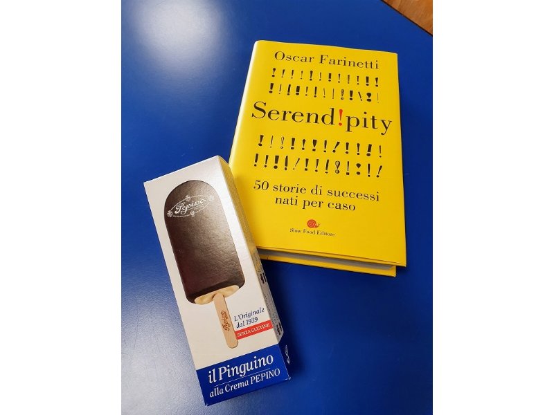  Il Pinguino di Gelati Pepino 1884 raccontato in “Serendipity” di Oscar Farinetti