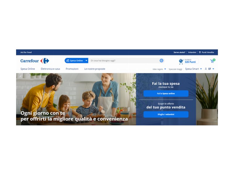 Il sito di Carrefour Italia diventa mobile first