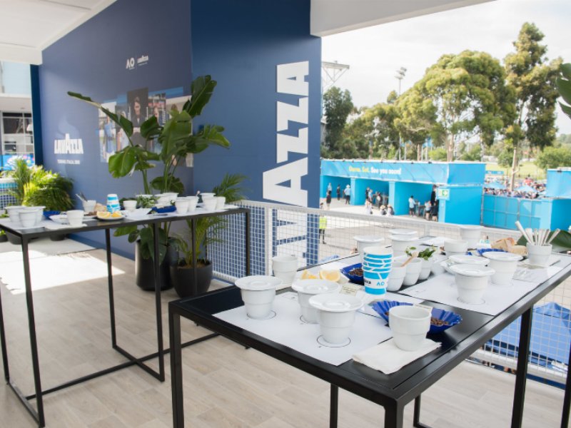 Lavazza torna in campo con un nuovo team di brand ambassador agli Australian Open