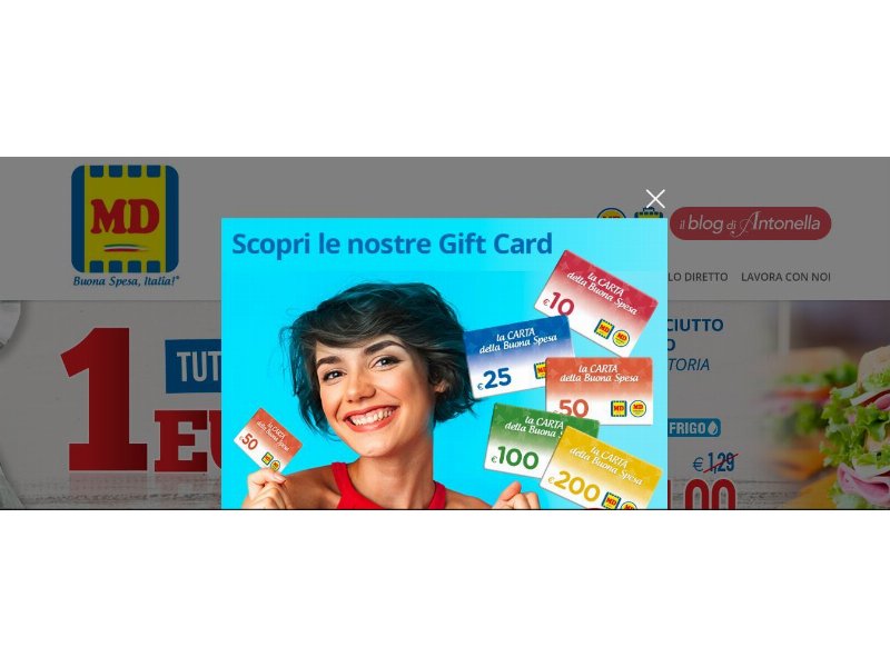 MD lancia le Gift Card