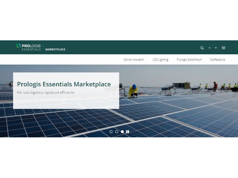 Media alert, Prologis Essentials Marketplace: la nuova piattaforma online per una logistica sostenibile