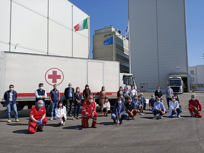 Molini Pivetti dona 25 tonnellate di farina alla Cri a sostegno di 20.000 famiglie