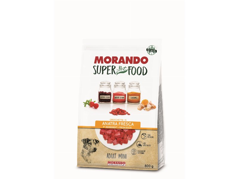 Morando superpetfood presenta le crocchette adult mini