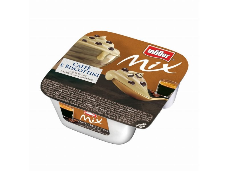 Müller arricchisce la linea Mix con Mix Caffè & Biscottini