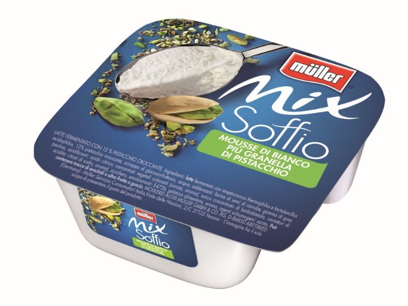 Müller presenta il nuovo Mix Soffio Pistacchio