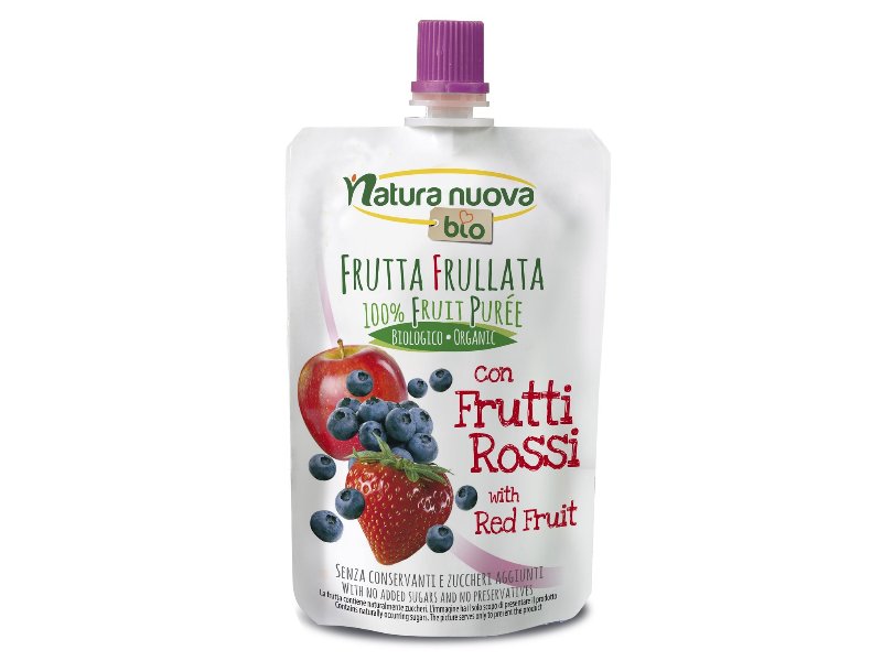 Natura Nuova Bio propone Frutta frullata con frutti rossi