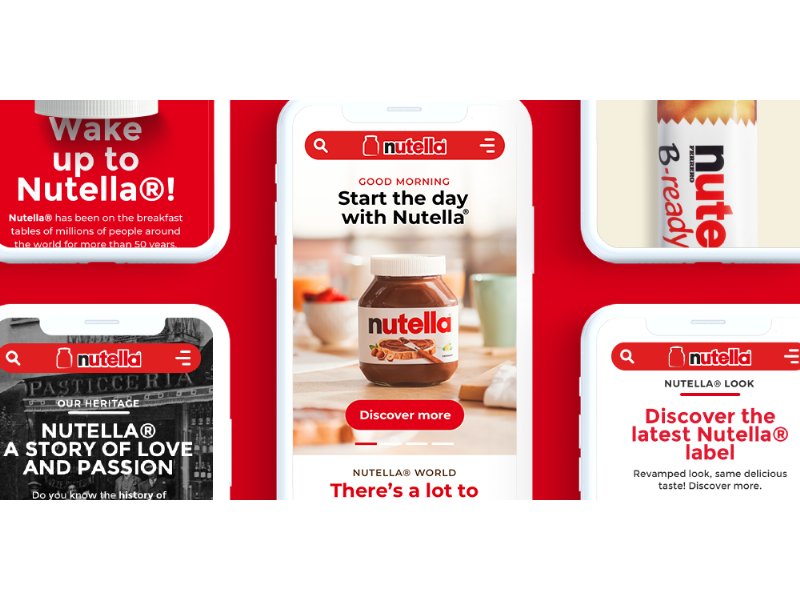 Ogilvy porta online la positività di Nutella con un nuovo sito, anzi 46