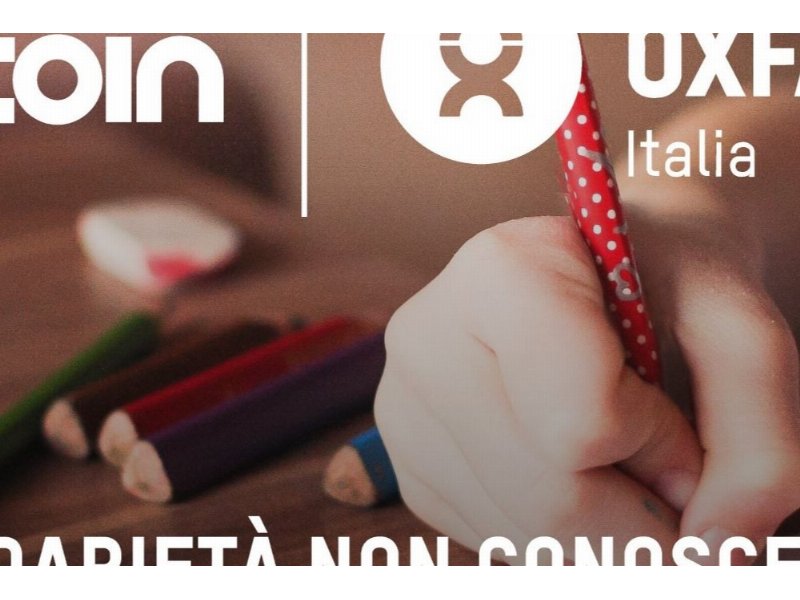 Oxfam Italia e Coin insieme per un Natale in aiuto di migliaia di persone