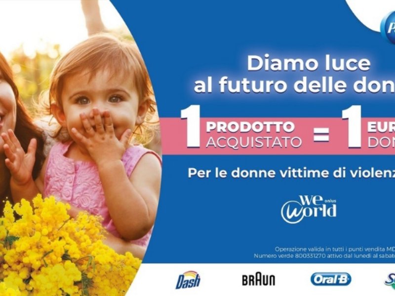 P&G con WeWorld al fianco delle donne vittime di violenza