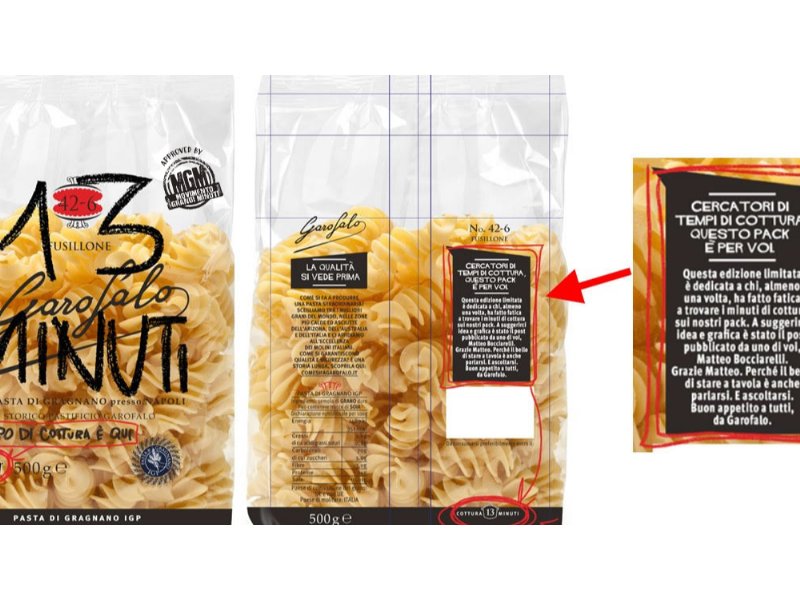 Pasta Garofalo lancia l’edizione limitata “Fusilloni 13 Minuti”