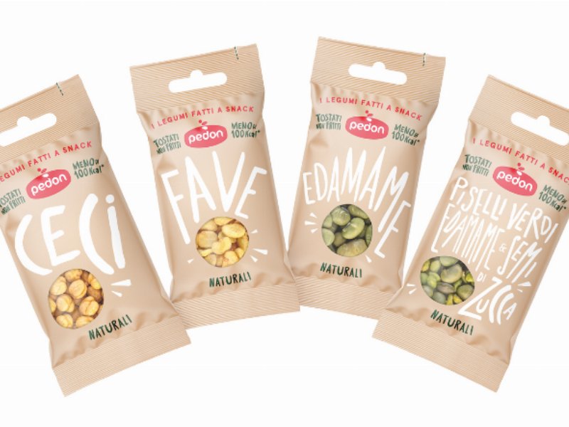 Pedon propone 24 snack benessere a base di legumi