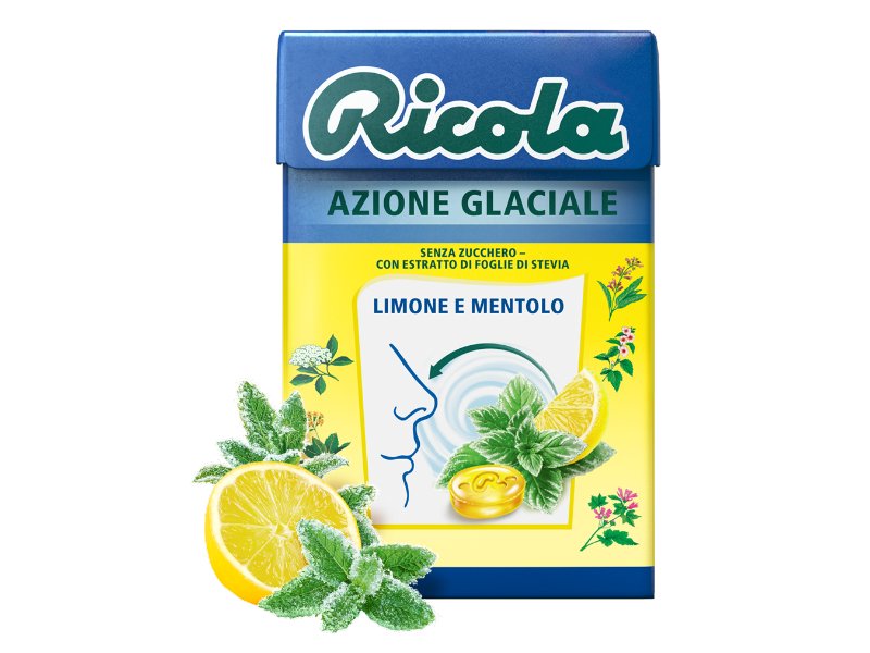 Ricola, arriva il nuovo gusto: Azione glaciale limone e mentolo