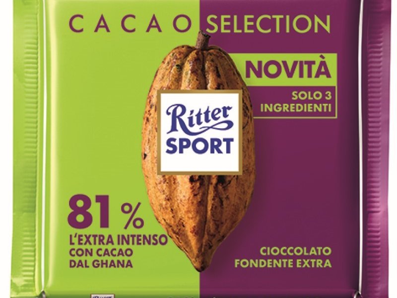 Ritter sport: nasce l'81% della linea Cacao Selection