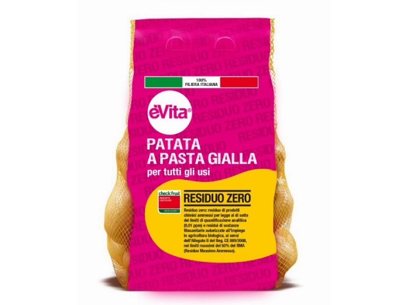 Romagnoli distribuisce nei reparti ortofrutta  le patate "Residuo Zero"