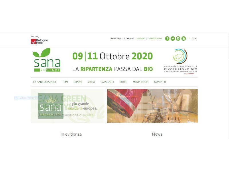 Sana Restart, presentata la prossima edizione del Salone del biologico e del naturale