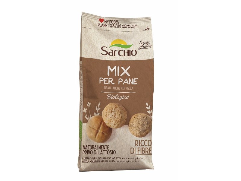 Sarchio lancia nuovi Mix biologici e gluten free per panificati dolci e salati