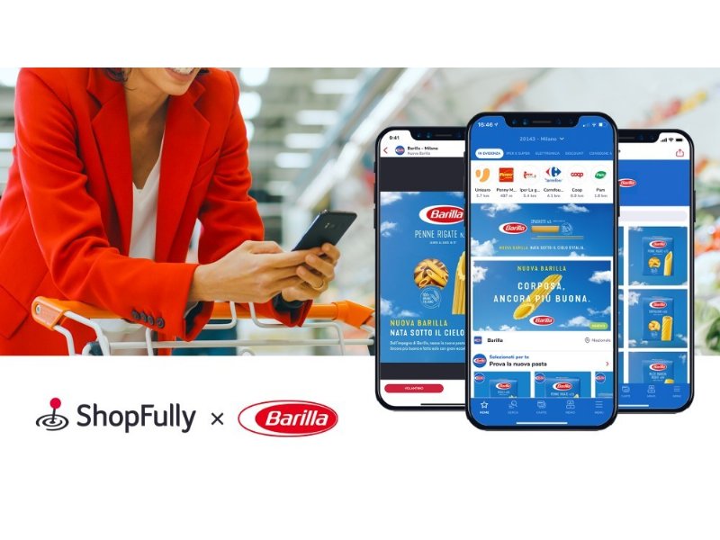 Shopfully al fianco di Barilla tra i partner digitali