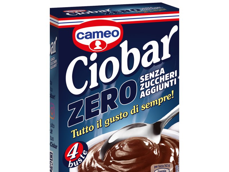 In arrivo Ciobar zero senza zuccheri aggiunti