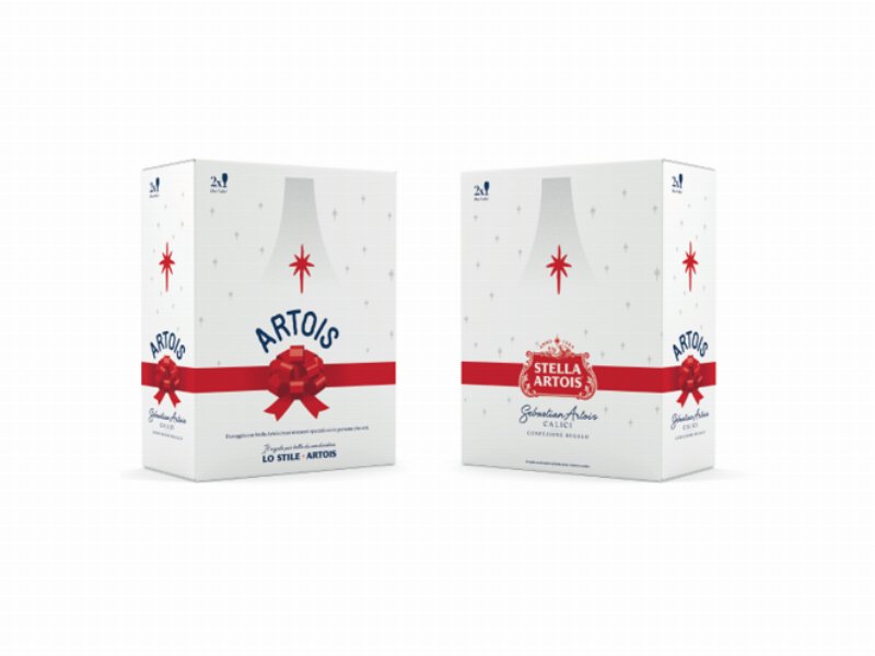  Stella Artois: due calici limited edition  direttamente a casa per Natale