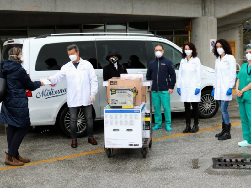 La Molisana supporta l'ospedale di Campobasso