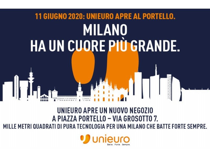 Unieuro riparte da Milano Portello