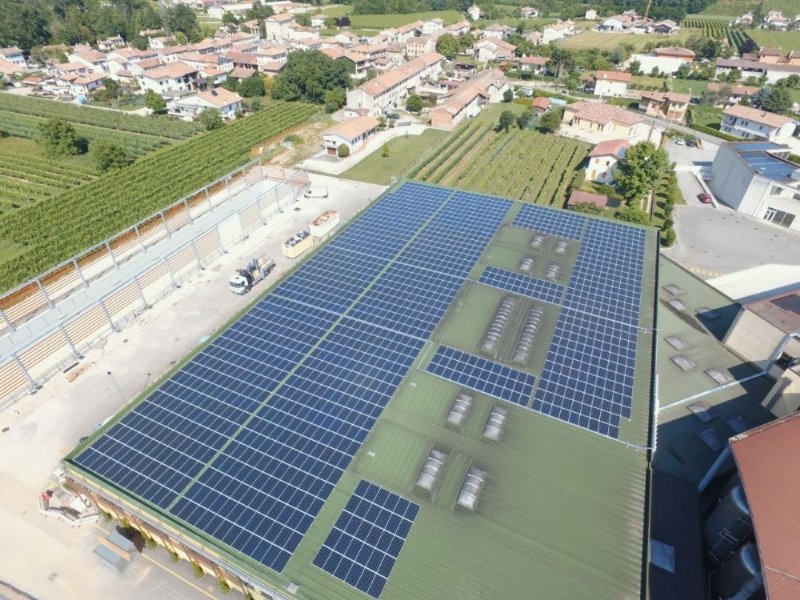 Val d'oca: nuovo fotovoltaico per il prosecco superiore docg