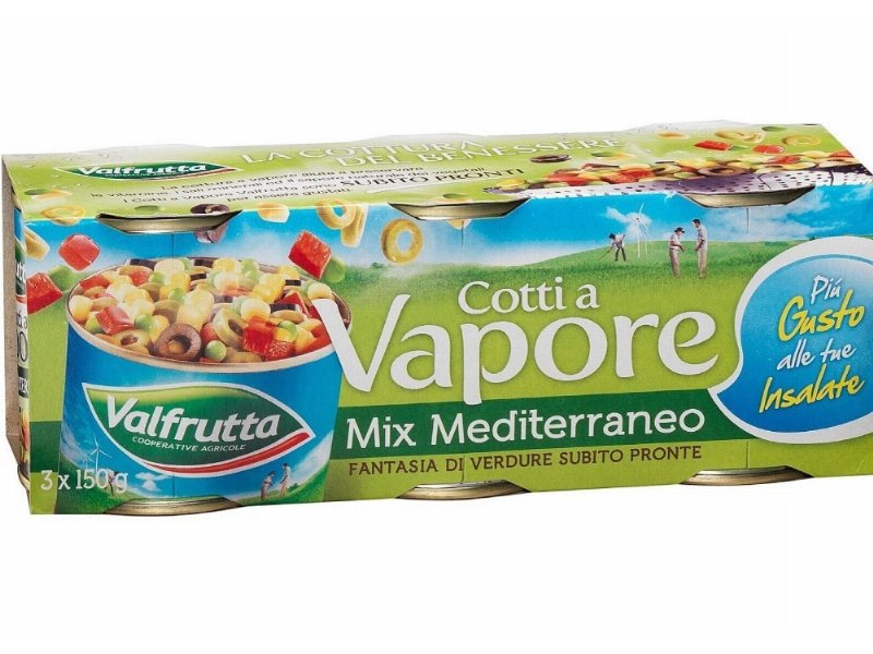 Valfrutta cotti a vapore mix Mediterraneo, per un’estate leggera, gustosa e fresca