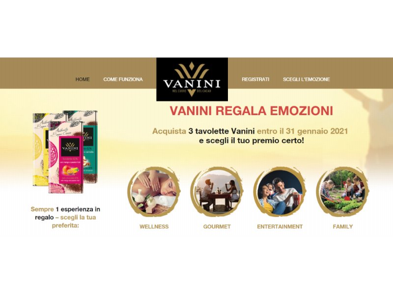 Vanini: una promozione a premio certo