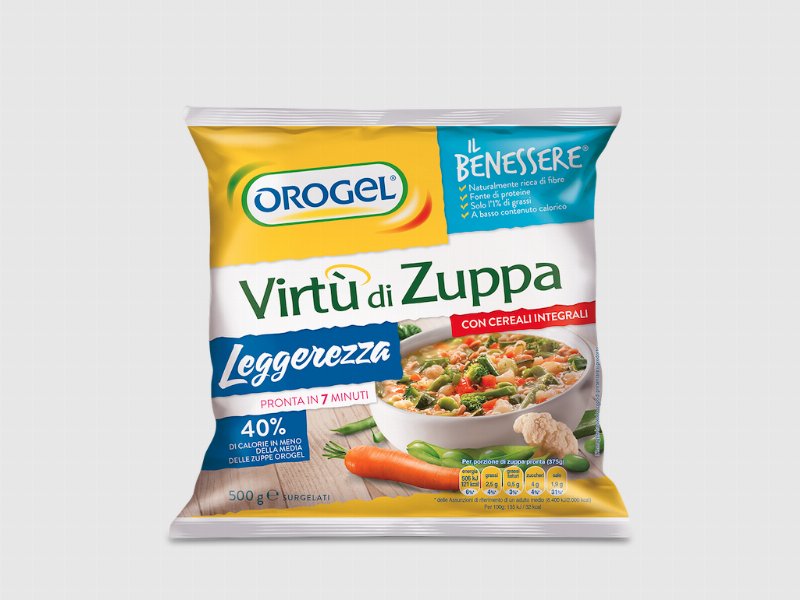 Virtù di Zuppa Leggerezza Orogel, tutto il buono della natura